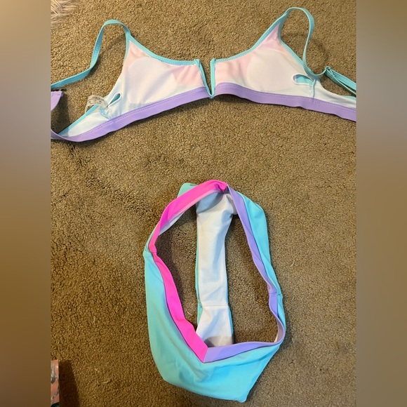 Neon color block swimsuit - Picture 6 of 6